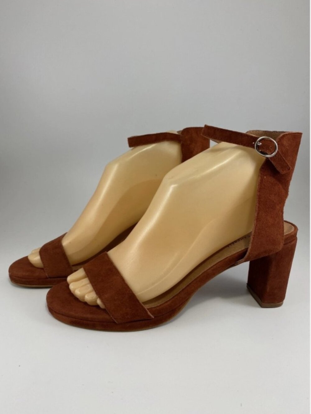 New Free People + Jeffrey Campbell Suede Heeled Sandal size 9 MSRP: $128